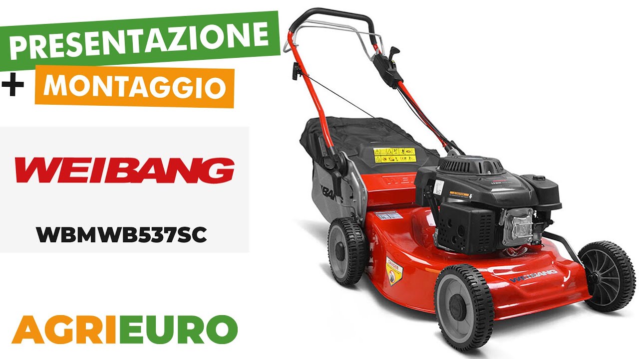 Presentazione e montaggio del Weibang WBMWB537SC - Rasaerba trazionato a scoppio