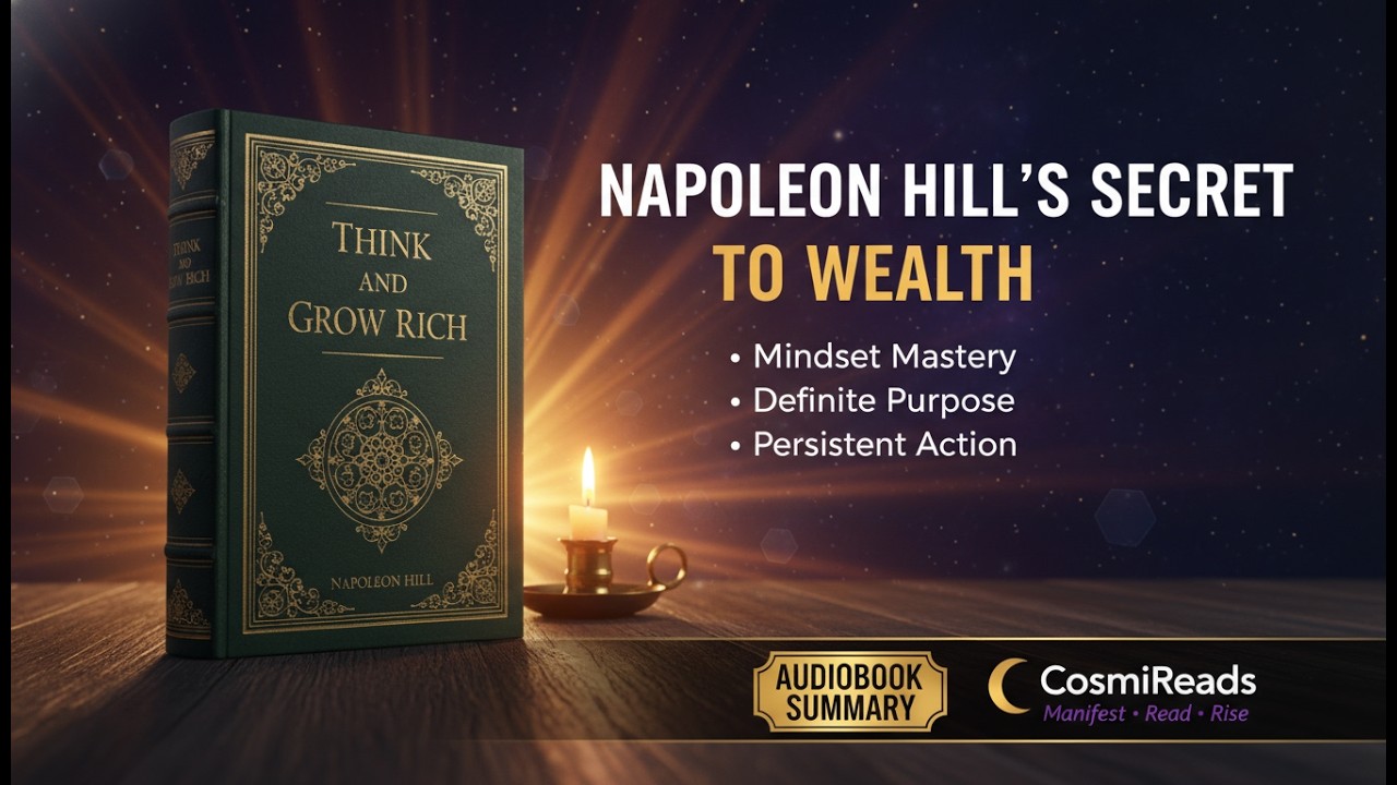 Think and Grow Rich Summary | Napoleon Hill's Secret to Wealth | CosmiReads
