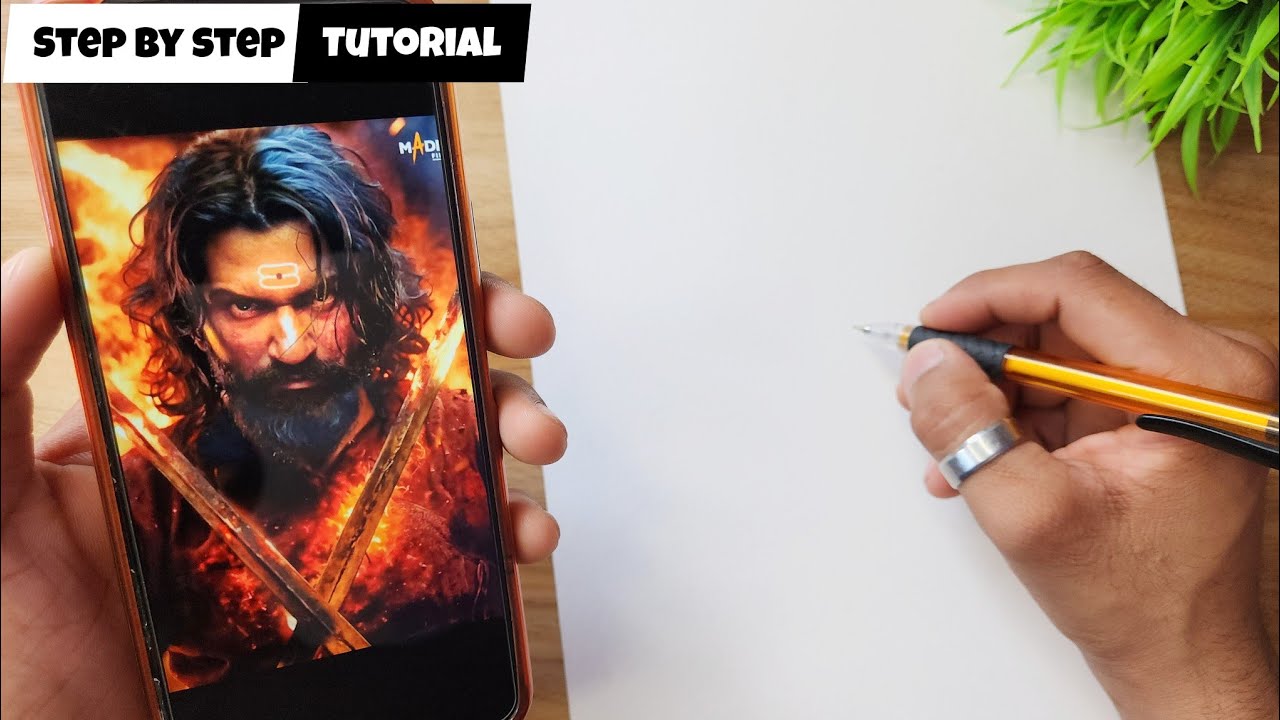 Vicky Kaushal as Sambhaji Maharaj | Easy Drawing Tutorial From The Movie Chhaava @AJ Arts