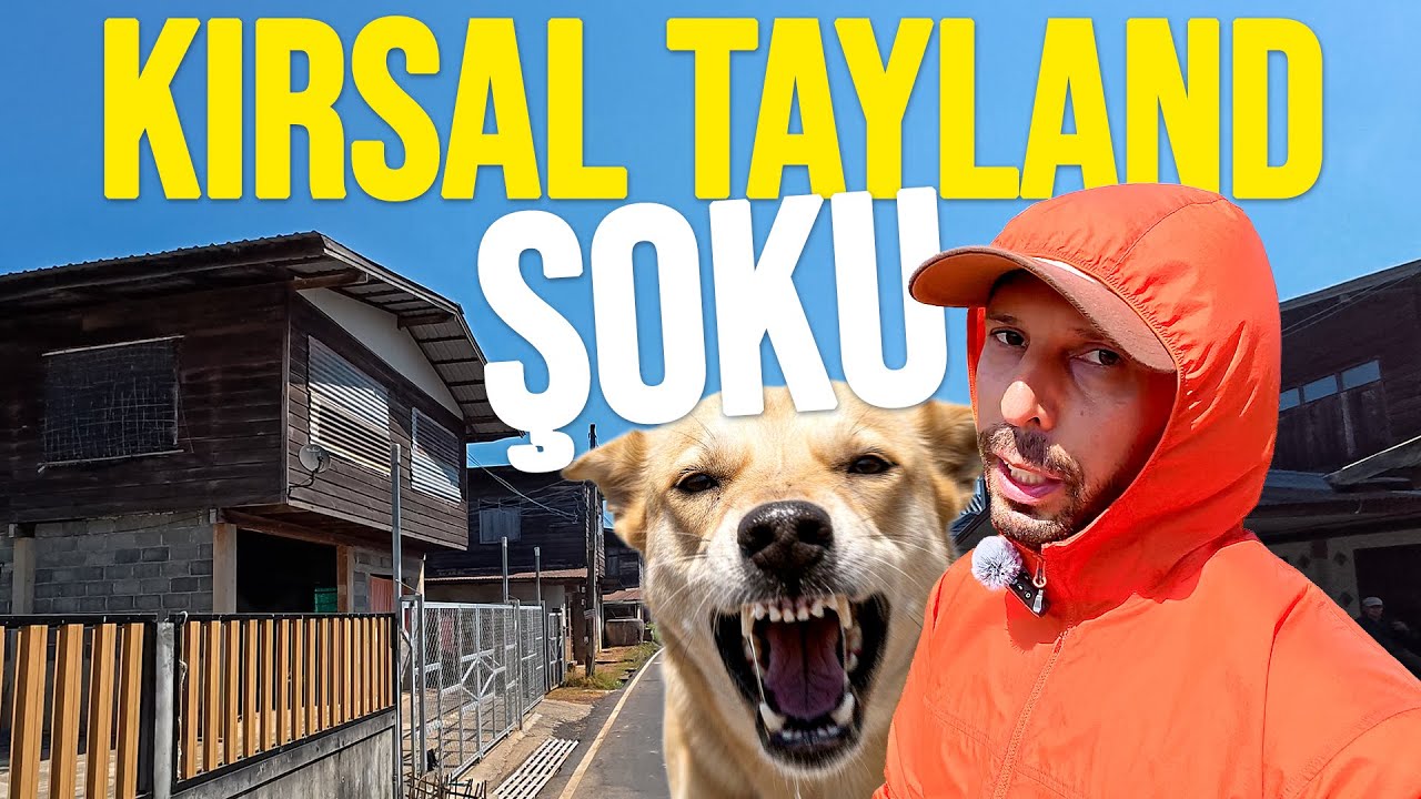 Tayland’ın Kırsalında Bisikletle 1 Gün | Köpekler Kovaladı, Hayat Durdurdu
