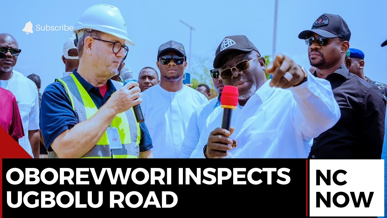 Oborevwori Inspects Ugbolu Road, Demands Quality Delivery