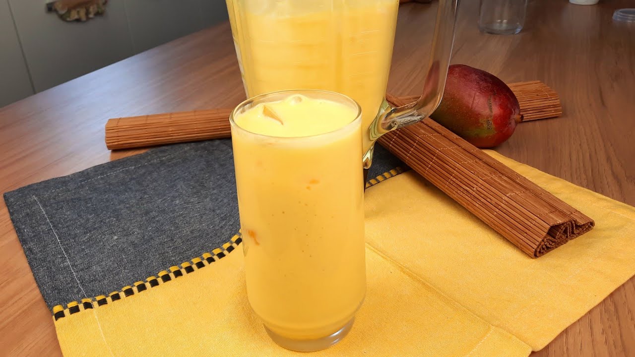SUCO DE MANGA CREMOSO/ POUCOS INGREDIENTES E DELICIOSO!