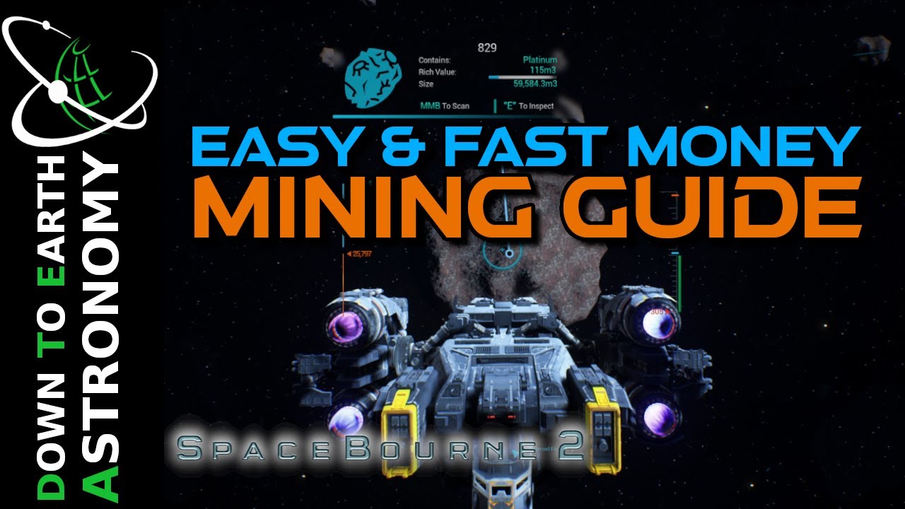 Complete Mining Guide | Easy & Fast Money | SpaceBourne 2