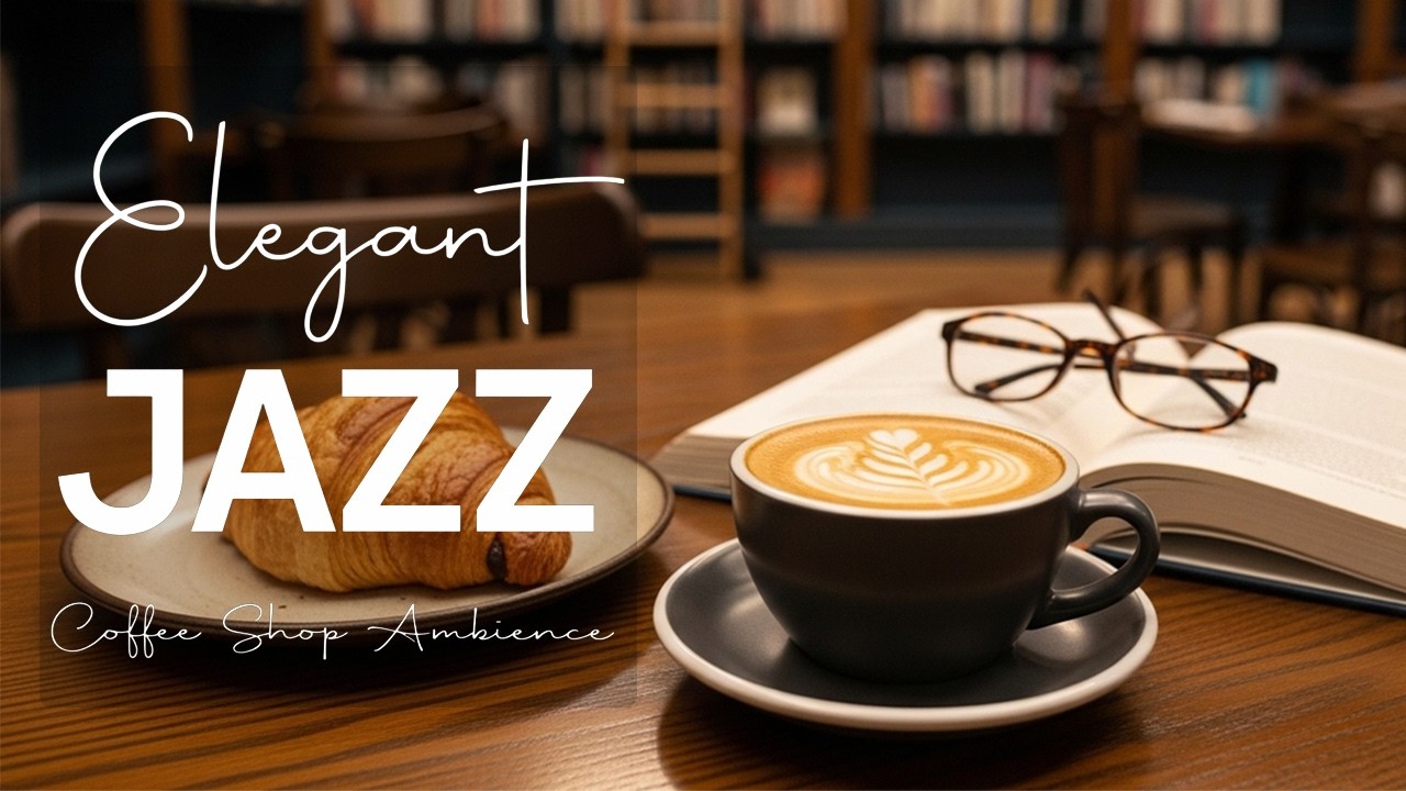 Peaceful Coffee Moments ☕ Smooth Jazz & Bossa Nova Cafe Atmosphere for Work & Stress Relief
