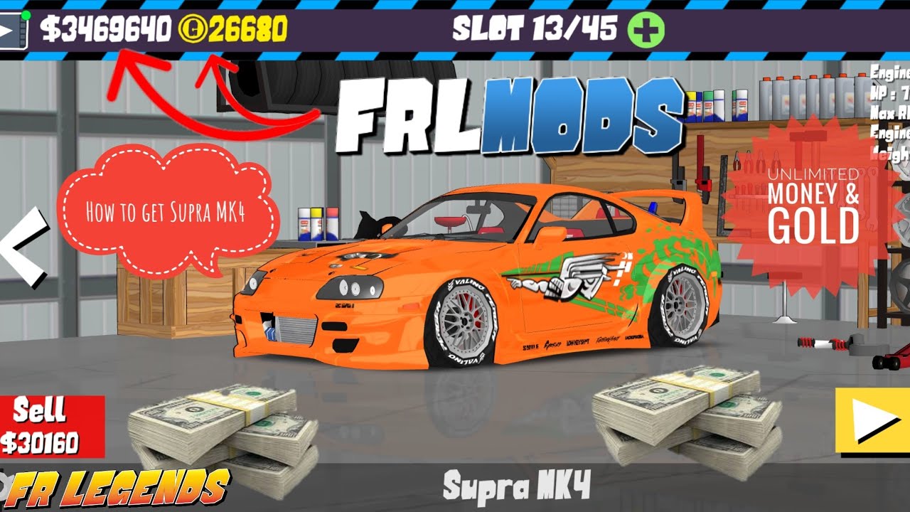 How to get MODS & Unlimited Money and Gold FR LEGENDS