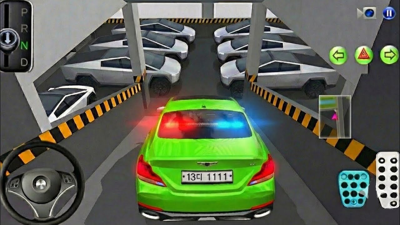 New Green Mercedes G63 🚙💥 Vs Tesla Cars Extreme Parking Garage Challenge 🅿️ 3d Driving Class 2026