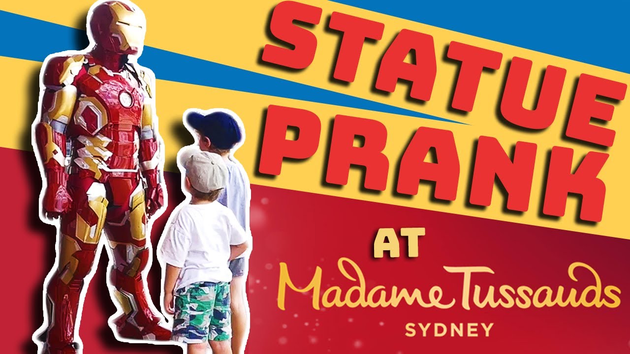 Iron Man Statue Prank at Madame Tussauds