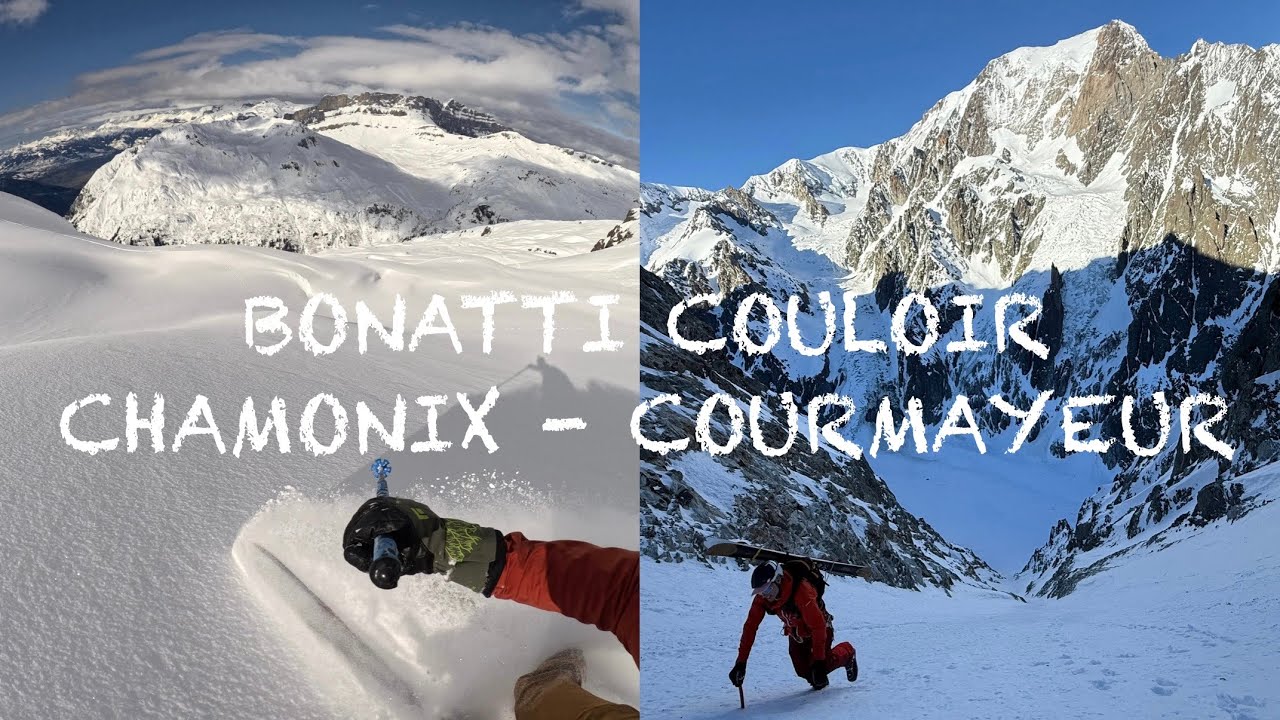 Skiing France's Deepest Snowpack since 1999 // BONATTI COULOIR Petit Mont Blanc
