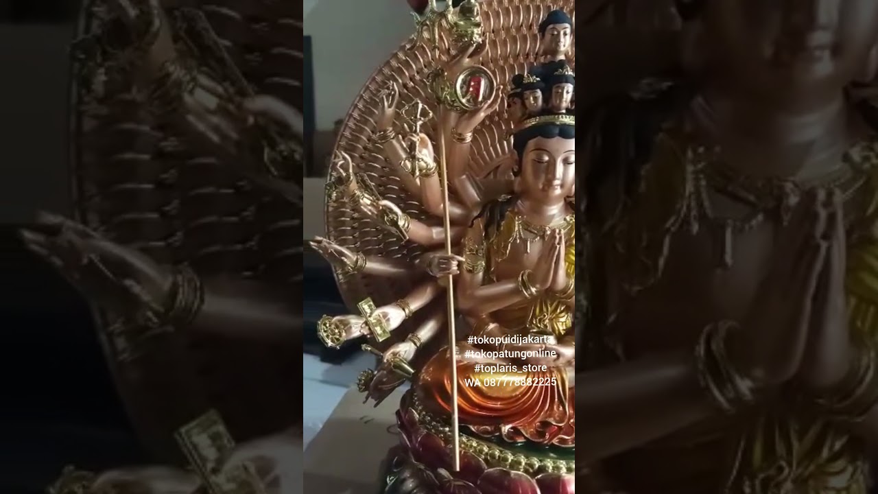 Patung Kwan Im Seribu Tangan Cien Shou Kwan Im Guan Yin Pu Sa #toplaris_store #tokopuidijakarta