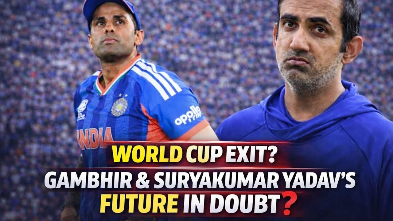 “Gautam Gambhir & Suryakumar Yadav OUT? India’s Super 8 Shock Explained!”