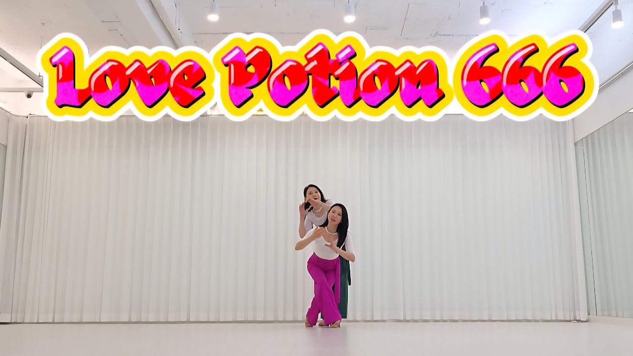 Love Potion 666 Line Dance | 러브 포션 666 라인댄스 | Beginner | SunnyQueen Line Dance 