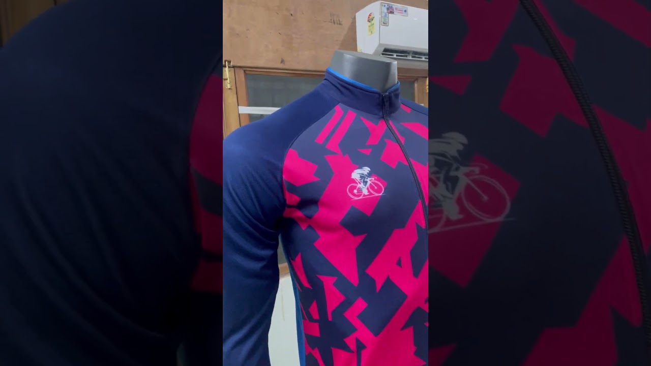 Pink Pixel Cycling Jersey