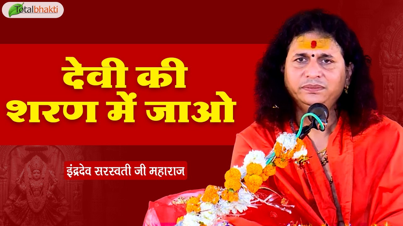 देवी की शरण में जाओ | Thoughts | Indradev Saraswati Ji Maharaj | Charama, Chhattisgarh