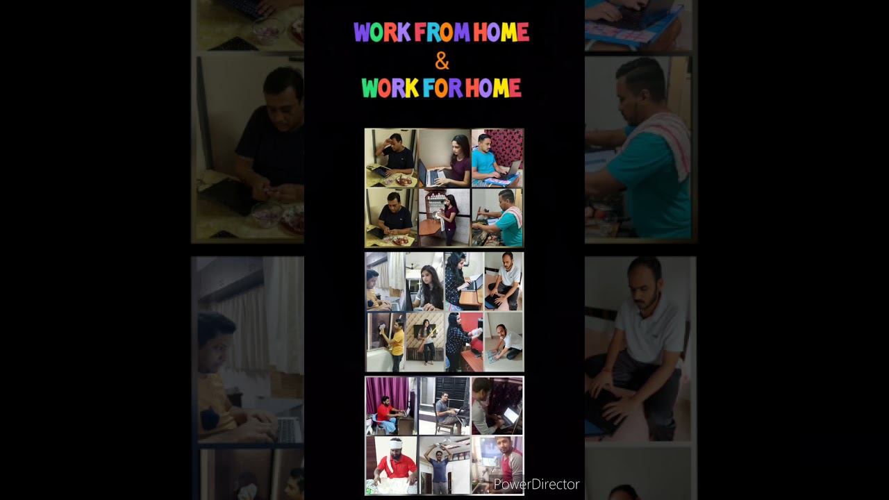 Work From Home and Work FOR Home  #Poochachallenge #gharkakaam #officekakaam #lockdown