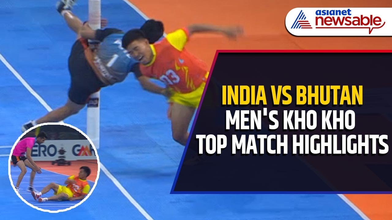 India vs Bhutan | Kho Kho World Cup 2025 - Indian Men's Team Thrashes Bhutan With 71-34 #Highlights