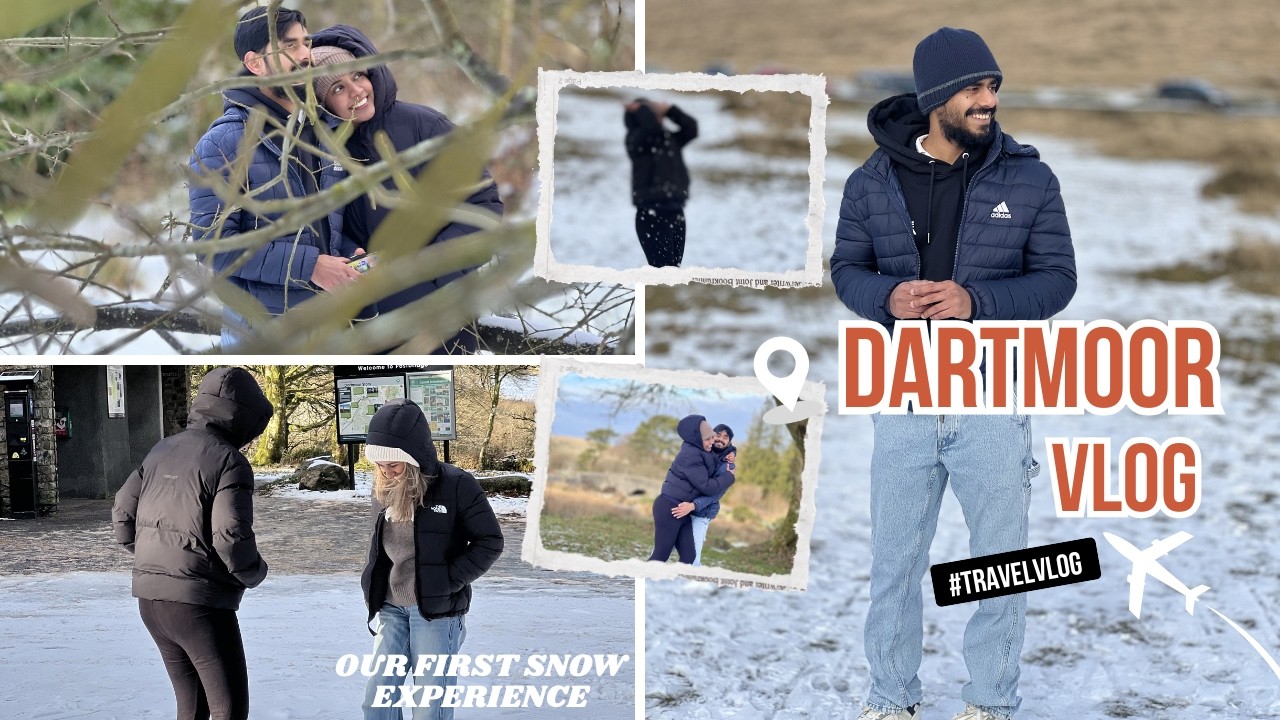 Exploring Snowy Dartmoor | හිමෙන් වැසුණු ඩාර්ට්මූර් සංචාරය |UK| SINHALA VLOG