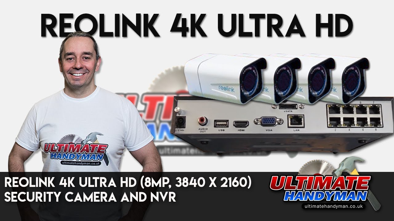 Reolink 4K Ultra HD (8MP, 3840 x 2160) security camera and NVR