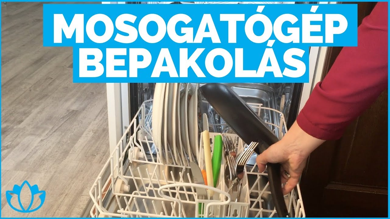 Mosogatógép bepakolása helyesen
