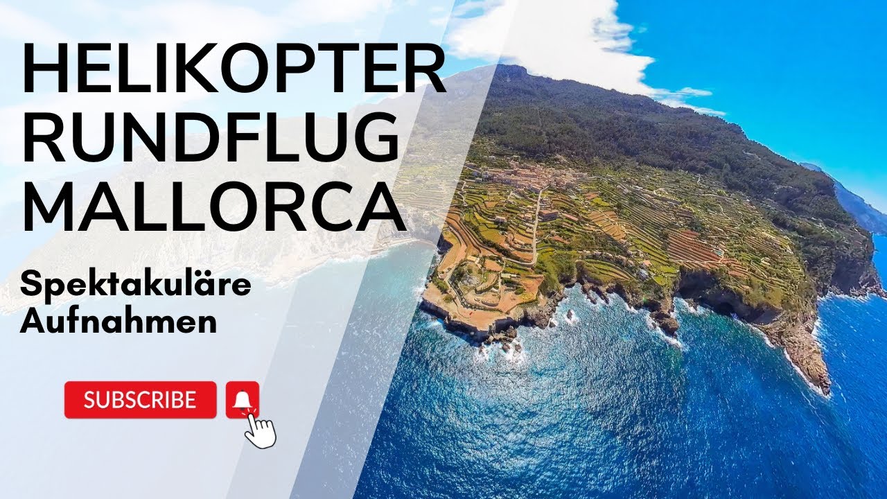 Traumhafte Bilder-Helikopter 💚 🚁 Rundflug über Mallorca #mallorca #rundflug #urlaub #mallorca2023