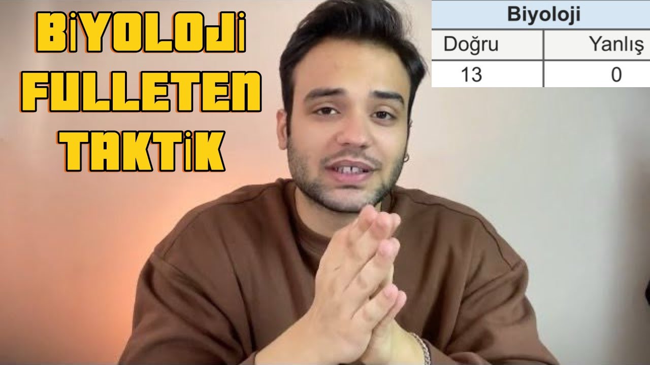 Biyoloji Fulle Artık ❗️Biyoloji Fulleten Taktiğim