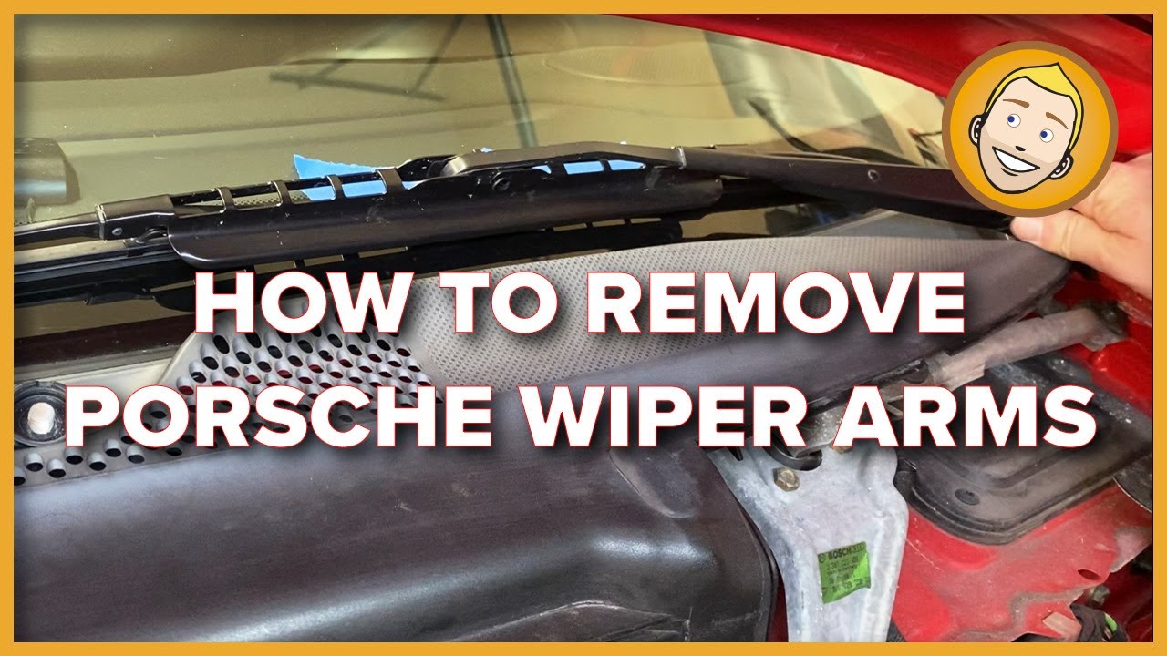 How to REMOVE PORSCHE WIPER ARMS | Demonstrated on my Boxster 986