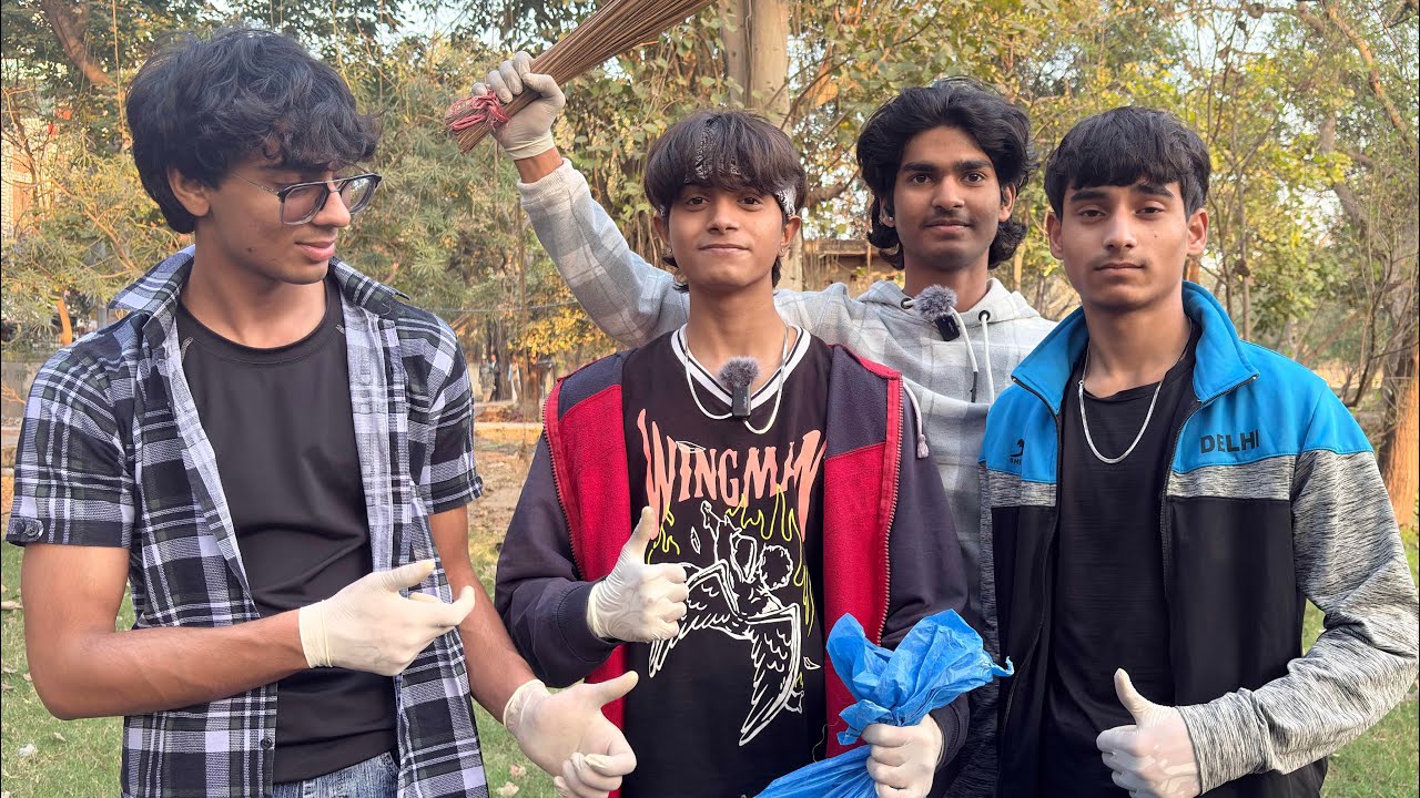 Today We Cleaned the Park! 🌿 | Making Our City Better 🍀