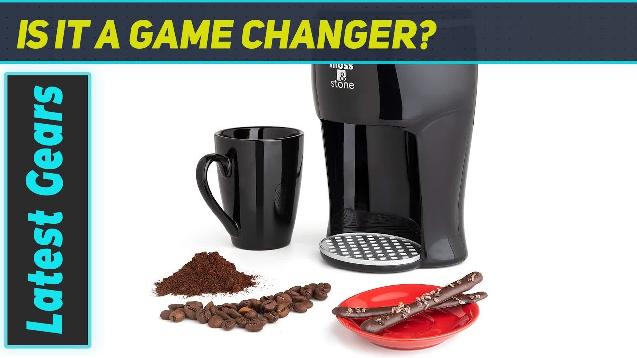 Moss & Stone Mini Drip Coffee Maker with Mug - The Ultimate Compact Brewing Solution!
