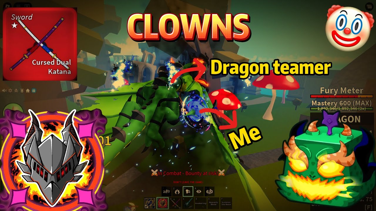 Slapping the Kitsune and Dragon Teamers! | Blox Fruits