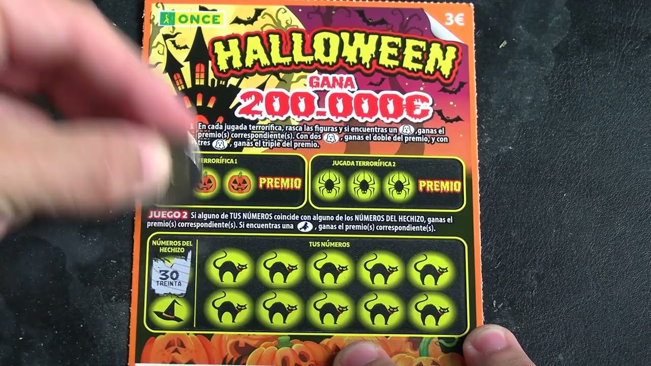 🎃 NUEVO RASCA HALLOWEEN EP 4 - 👻 RASCAS PREMIADOS DE LA ONCE 2025 🕷️🕸️