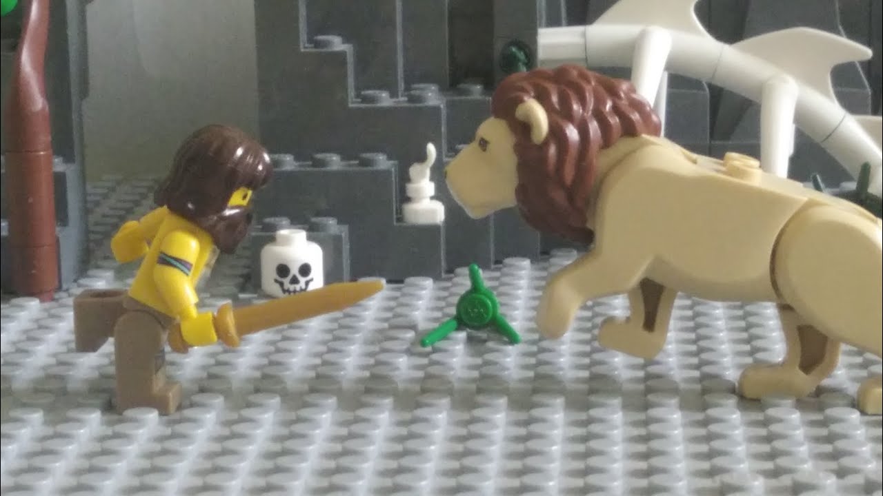 Lego Hercules vs. lion - stop motion
