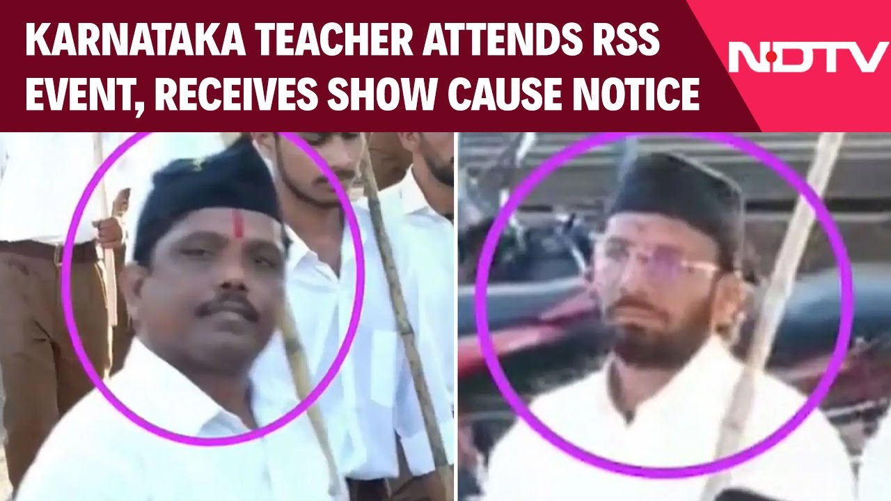 Karnataka Teacher Gets Show Cause Notice For Attending RSS Event: 'Acted Against Government'