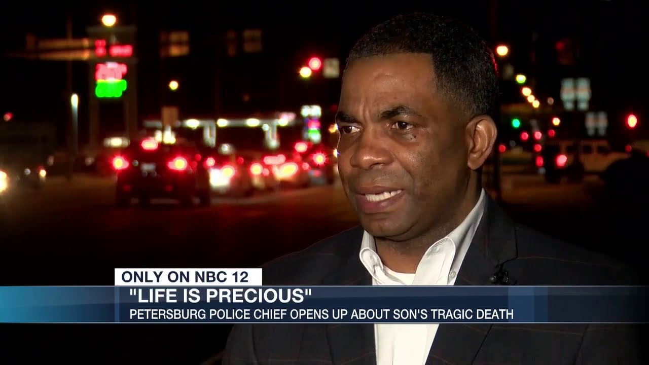 Petersburg police chief opens up about death of his son, killed on I-95