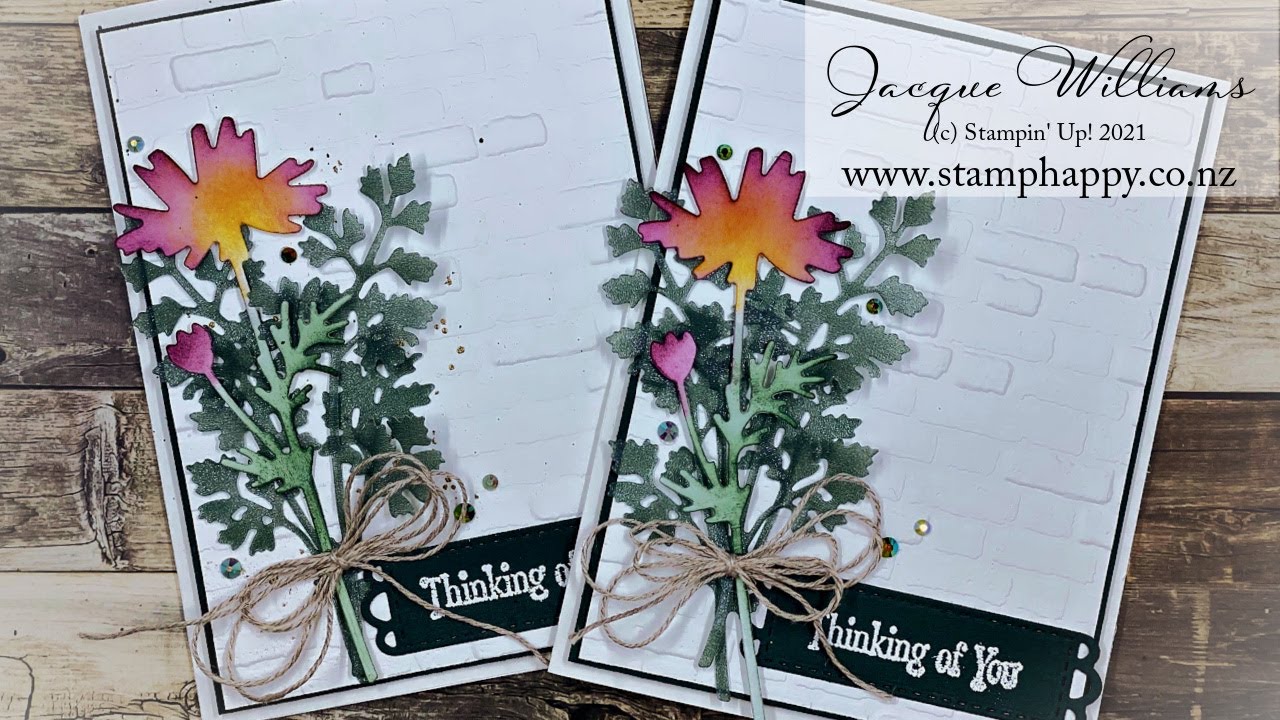Gorgeous Quiet Meadow Silhouette Flowers Done with Blending Brushes!