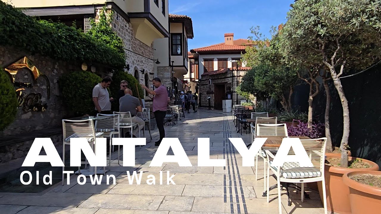 ANTALYA TURKEY Old Town Walking Tour of the streets of Antalya and the Kaleiçi Antalya Türkiye