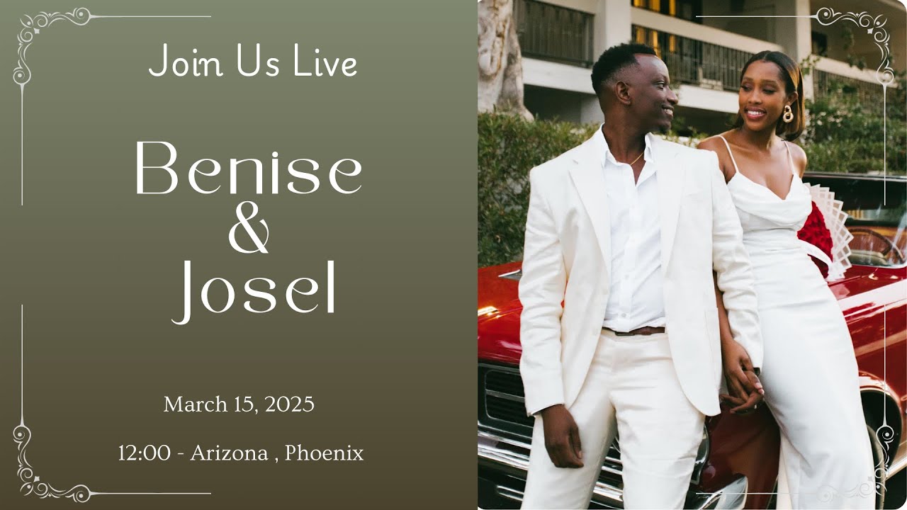 LIVE 🔴 - Wedding BENISE & JOSEL, On March , 05 2025 -Phoenx Arizona