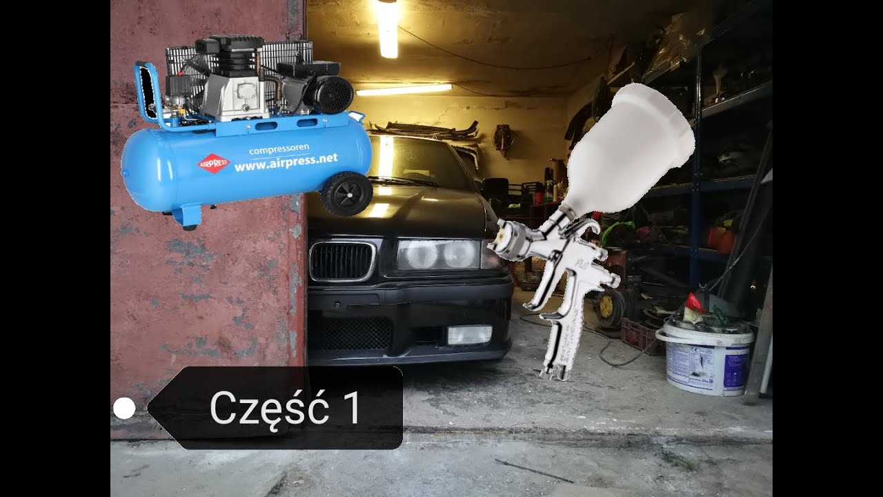 LAKIEROWANIE SAMOCHODU W GARAŻU !!! #1 