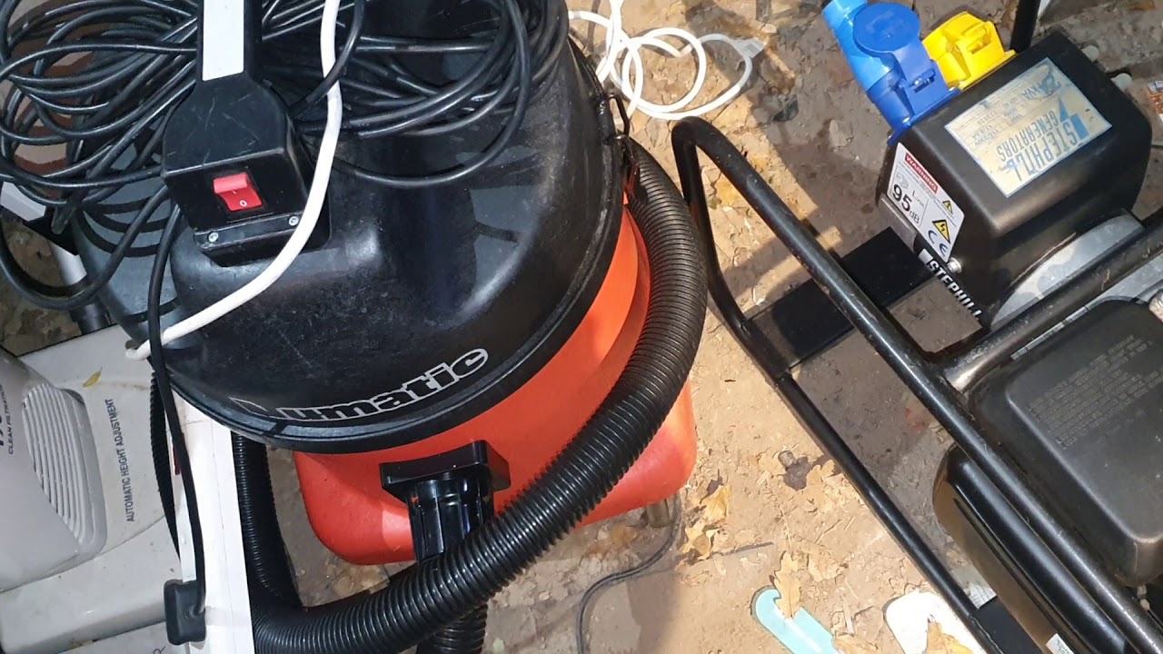 numatic  nvdq570 power up  vs Honda  generator