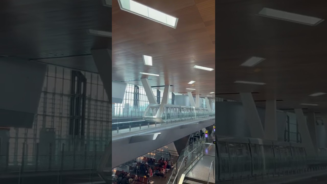 Doha Airport Metro #aviation #Hamedairport #newairport #travel #internationalairport #lusailcity