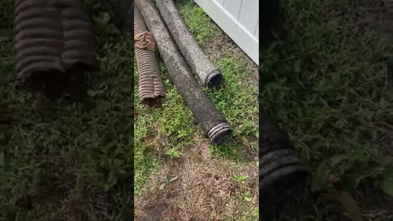 Never use corrugated pipe for drainage