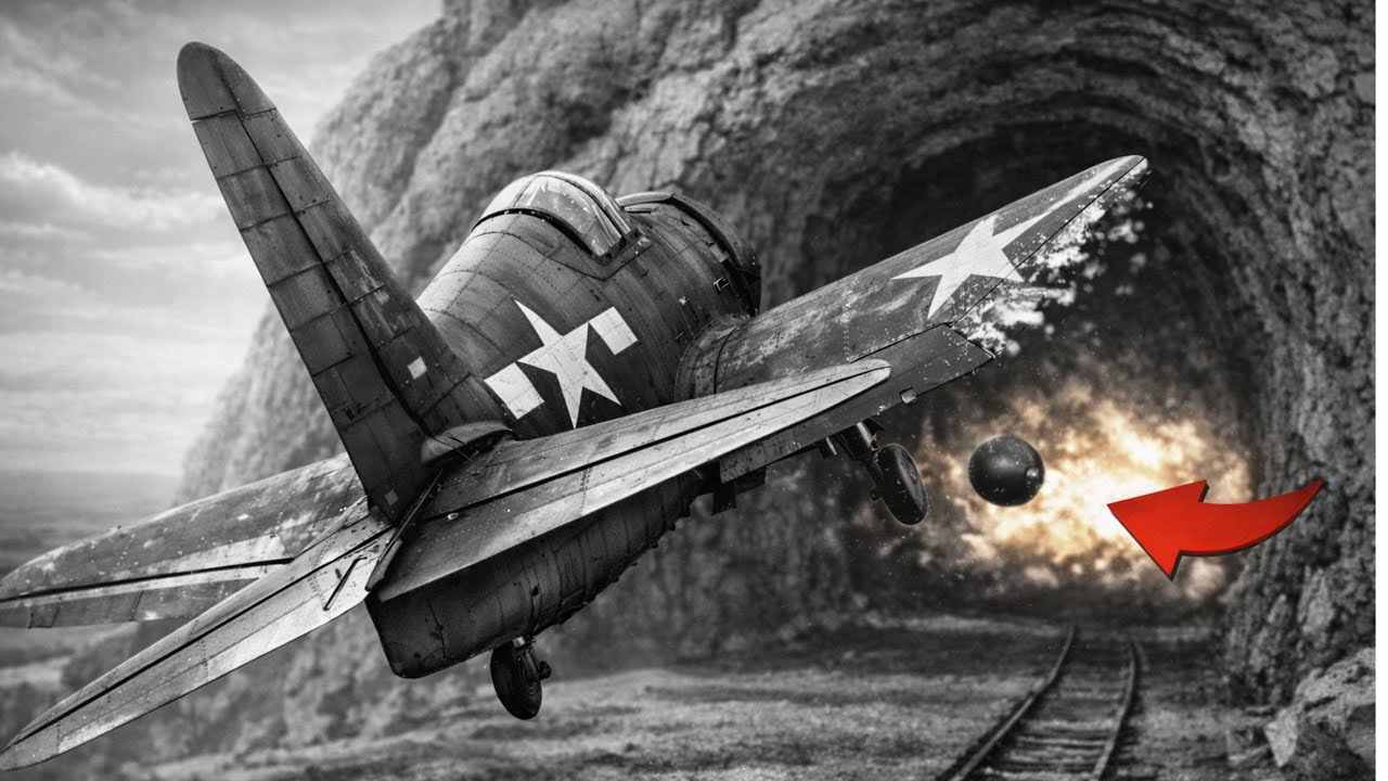 He Cut His Engine At 12,000 Feet — And Dropped A Bomb Into A Tunnel