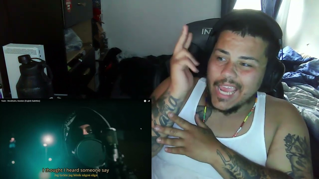 American Reacts To Swedish Rapper|Yasin - Stockholm, Sweden (English Subtitles)He's nice
