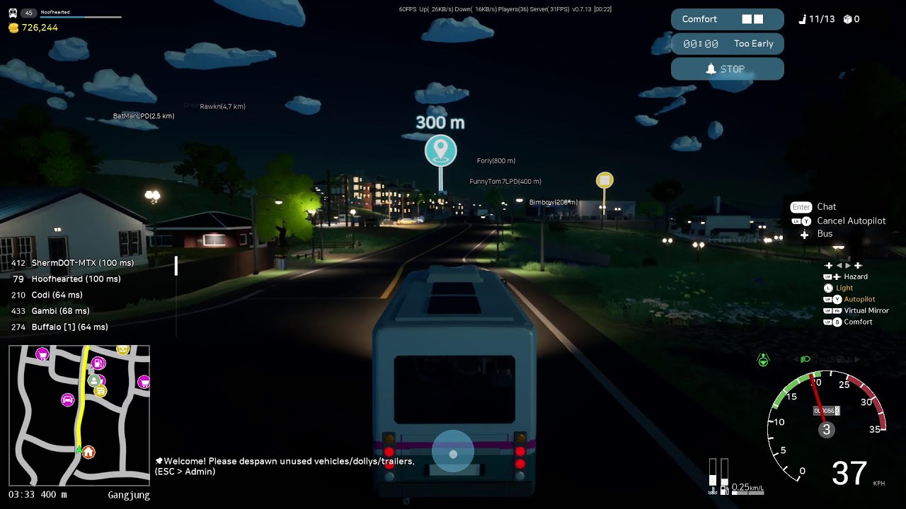 Gang-Jung Town 1 Bus Route| Liliput Light Bus (The Workers League)