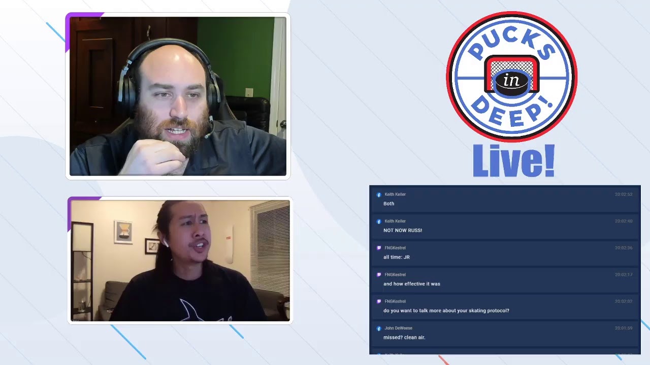 Pucks in Deep podcast live!