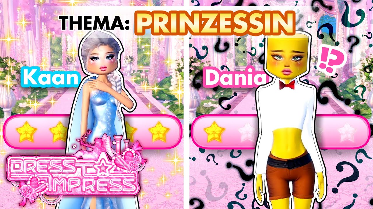 Dress to impress, aber ich KENNE das THEMA NICHT!