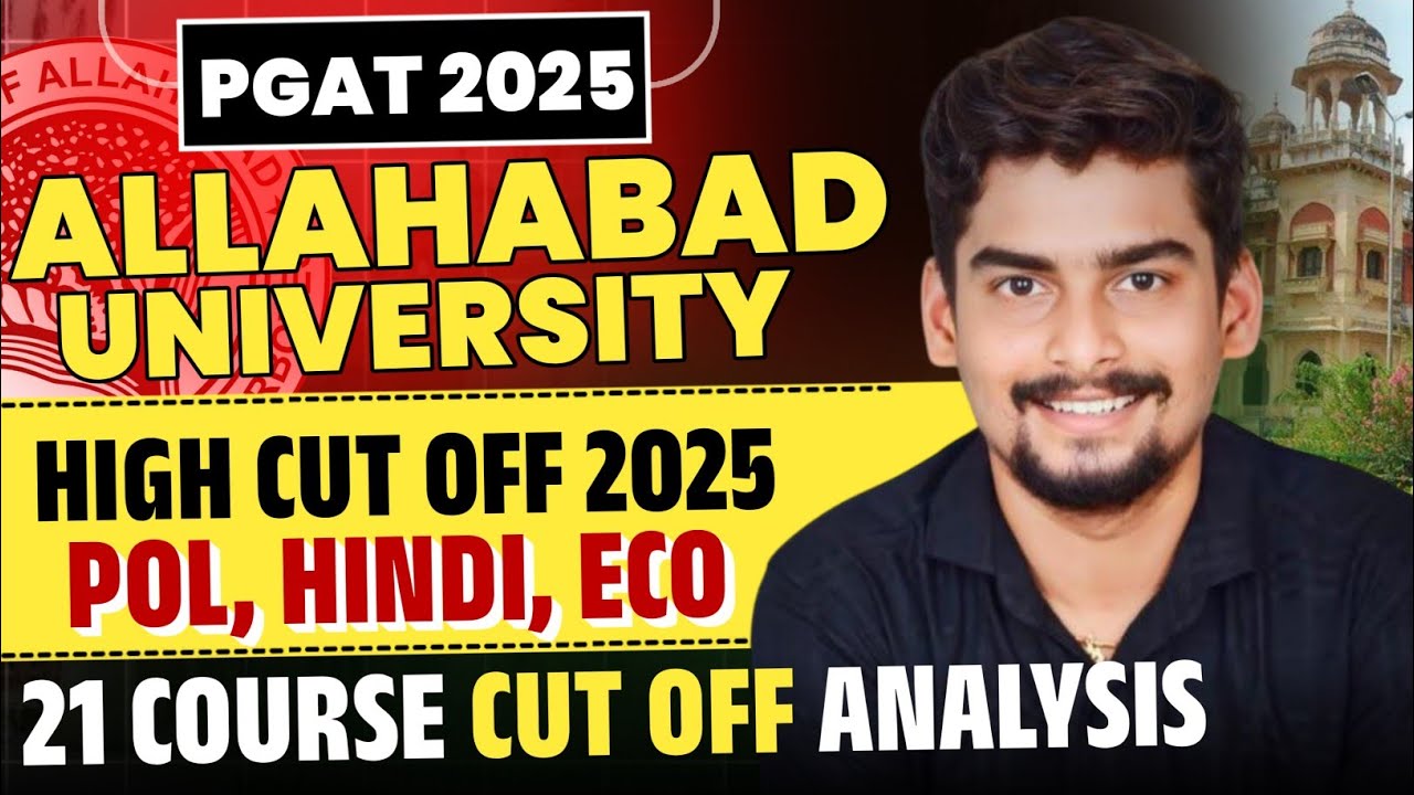 OMG 😦 High Cutoff PGAT-2025 Pol Sci / Hindi / Eco 21 Courses Cutoff Analysis