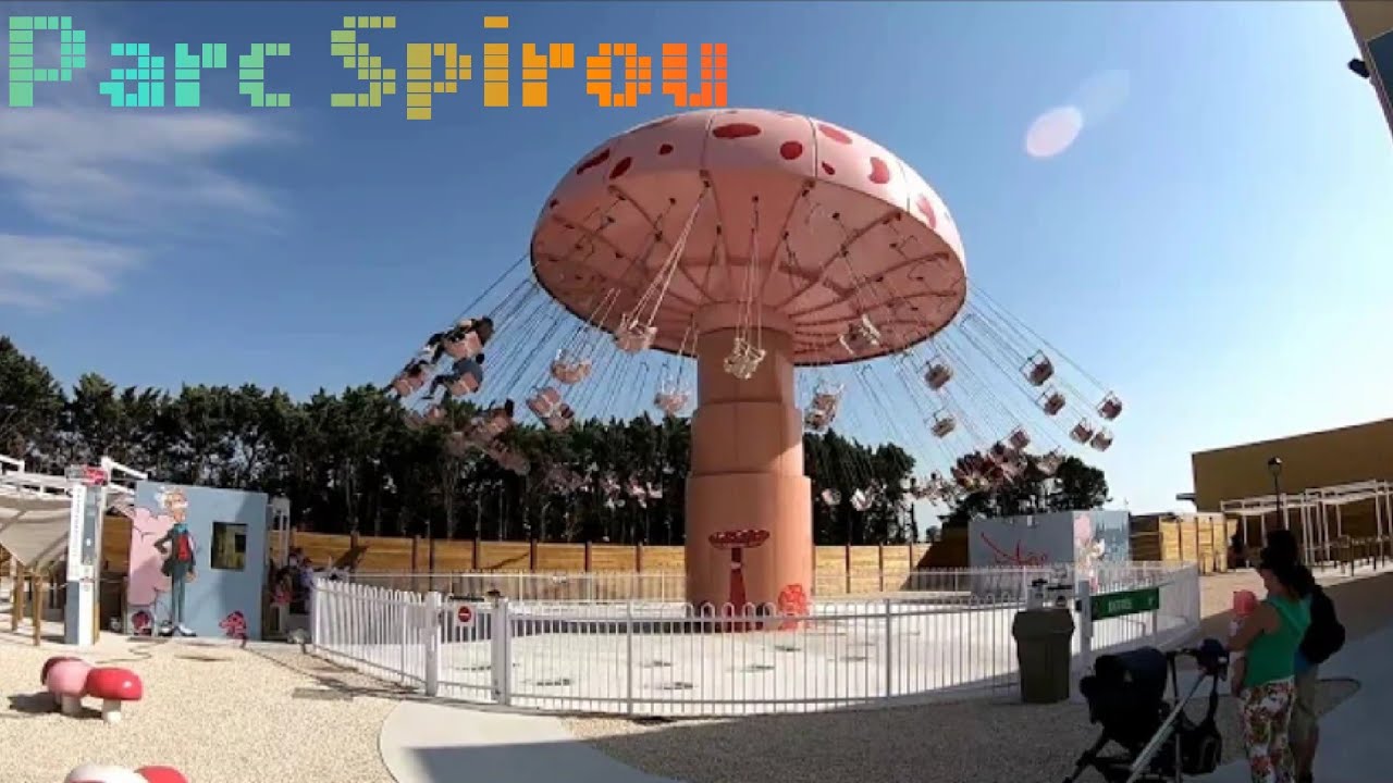 Parc Spirou Monteux visite des attractions GO PRO HERO 6