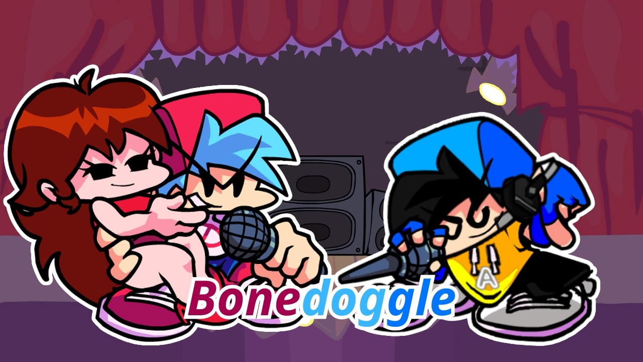 FNF Bonedoggle but it's BF & GF VS Adel