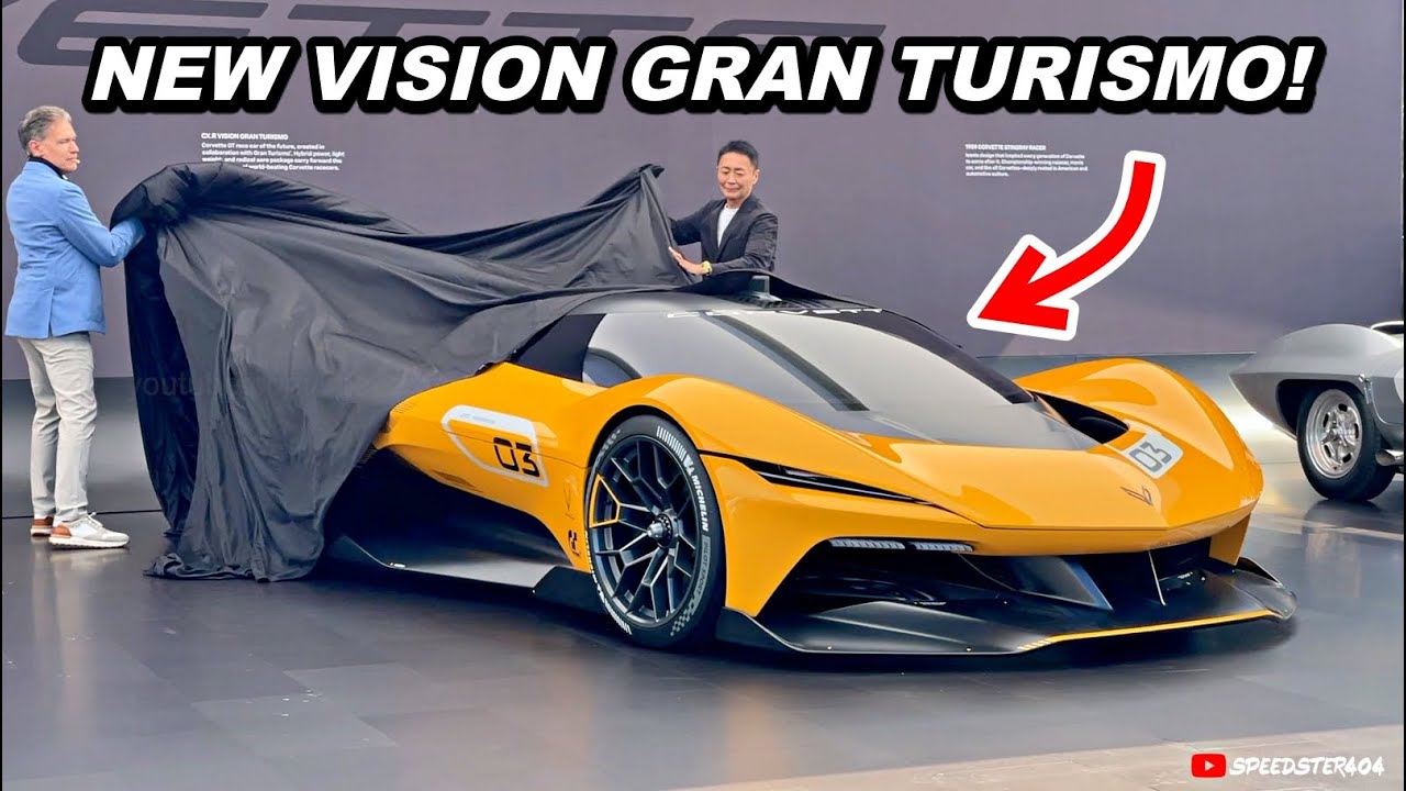 FIRST LOOK! Corvette CX.R Vision Gran Turismo & CX Unveiling Detail Close Up Walkaround