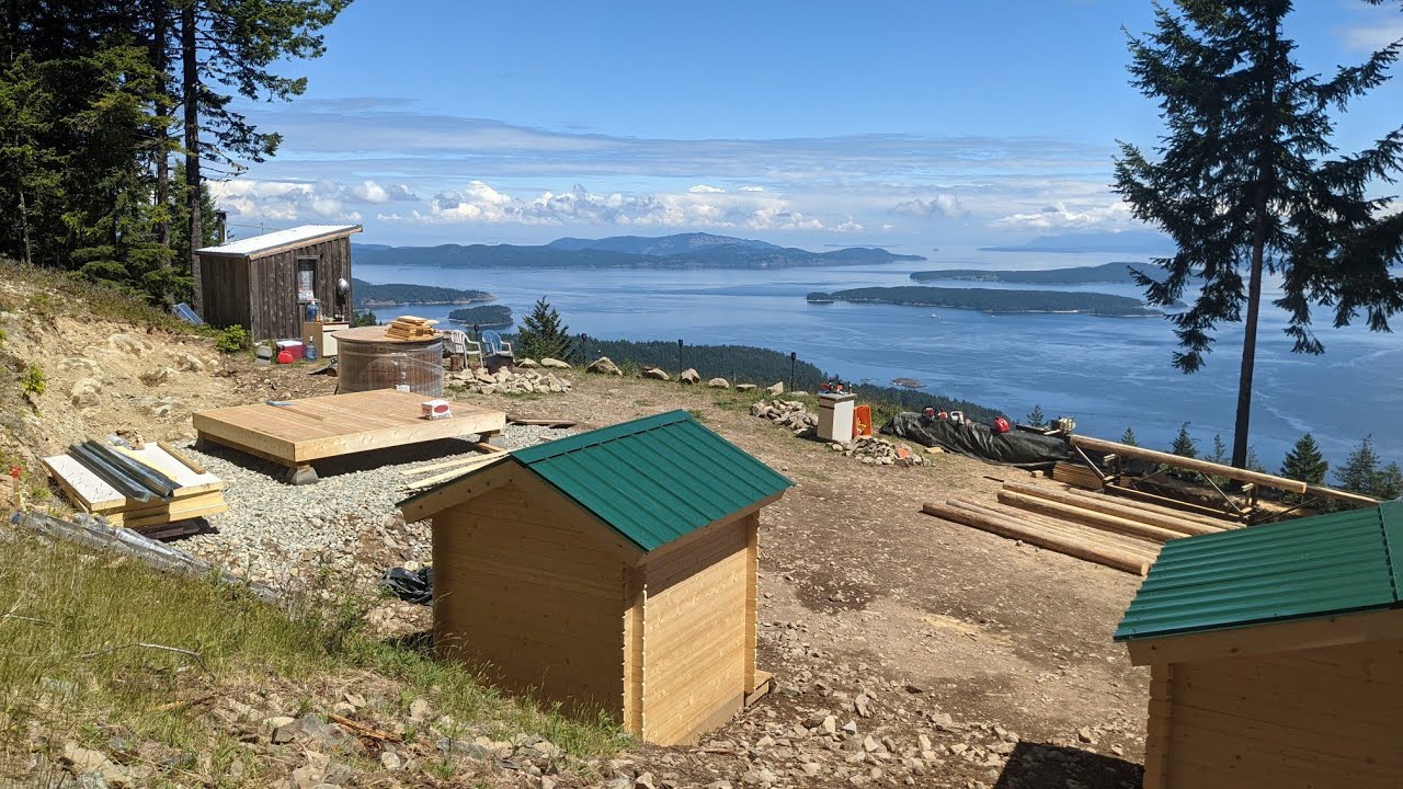 #OffGrid tiny house log milling!