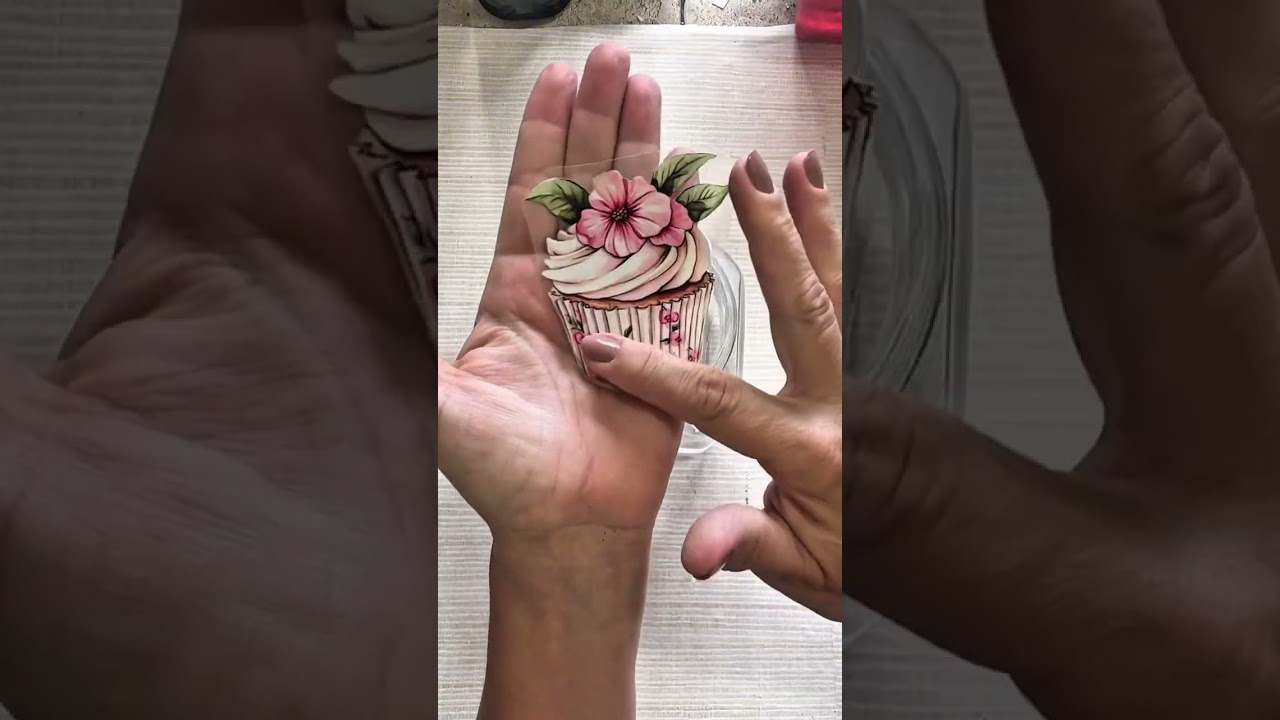 DIY Ideia de Pote de Vidro decorado com adesivo transfer 